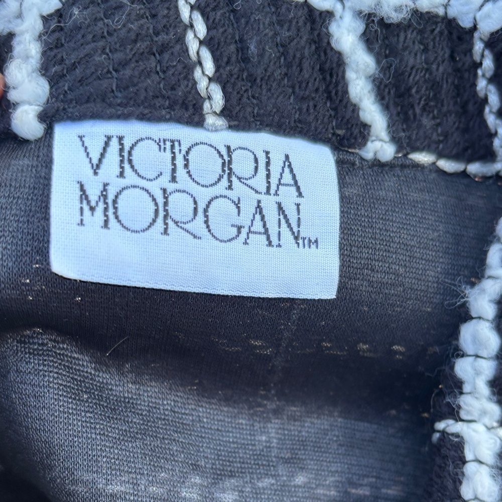 Victoria Morgan black & white classic blazer - Picture 7 of 8